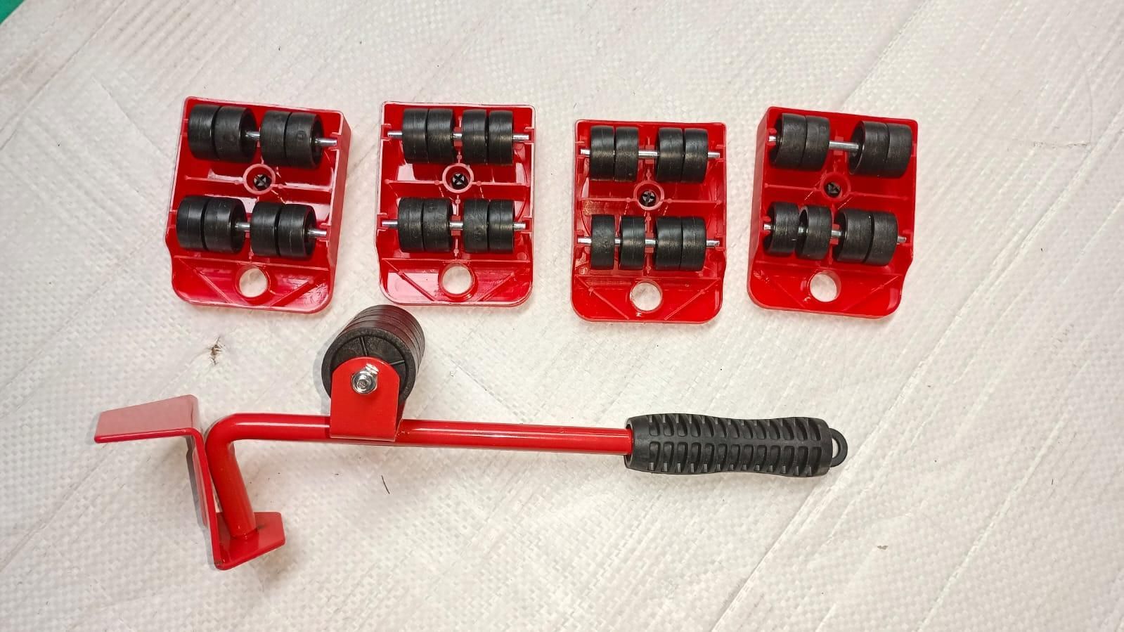 Furniture Lifter Mover Tool Set + Wheel Pads