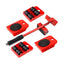 Furniture Lifter Mover Tool Set + Wheel Pads