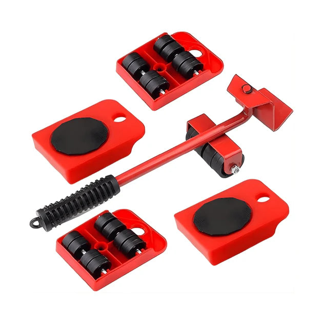 Furniture Lifter Mover Tool Set + Wheel Pads Hover Image